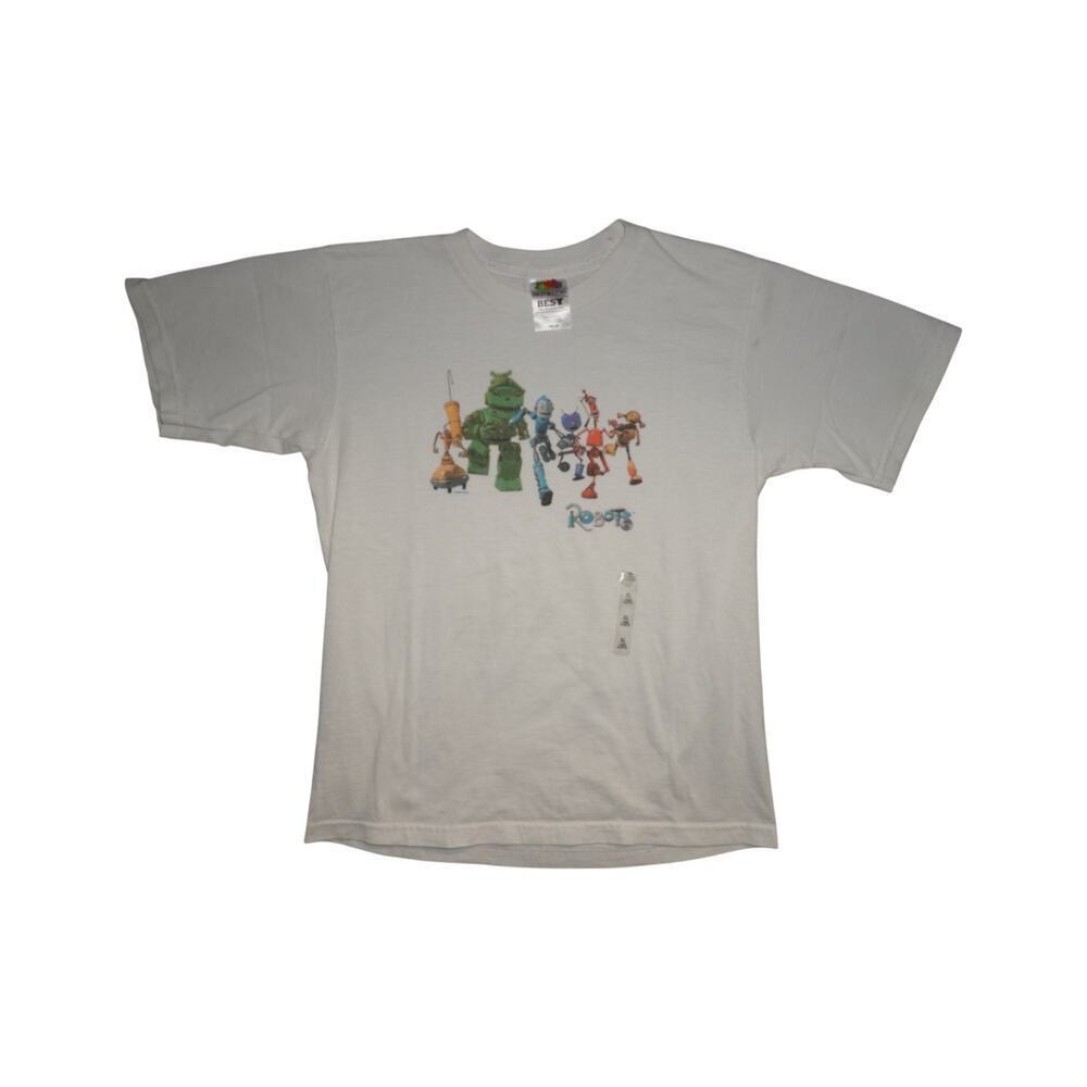 Vintage 2005 Robots Movie Kids T-Shirt — Fruit of the Loom BEST — Youth XL